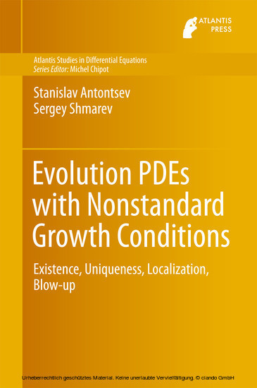 Evolution PDEs with Nonstandard Growth Conditions main product photo