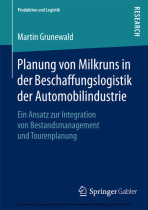 Planung von Milkruns in der Beschaffungslogistik der Automobilindustrie
