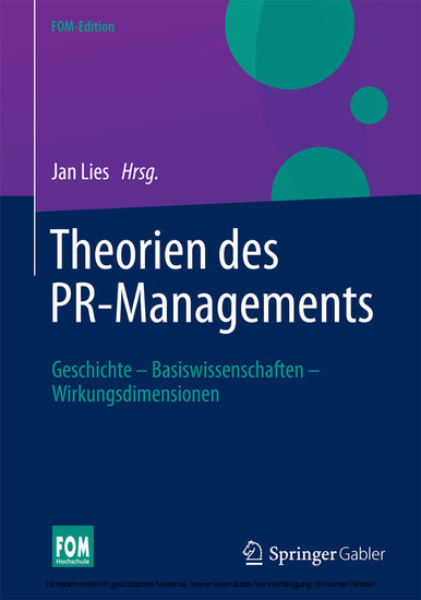 Theorien des PR-Managements main product photo