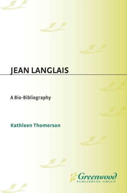 Jean Langlais: A Bio-Bibliography main product photo