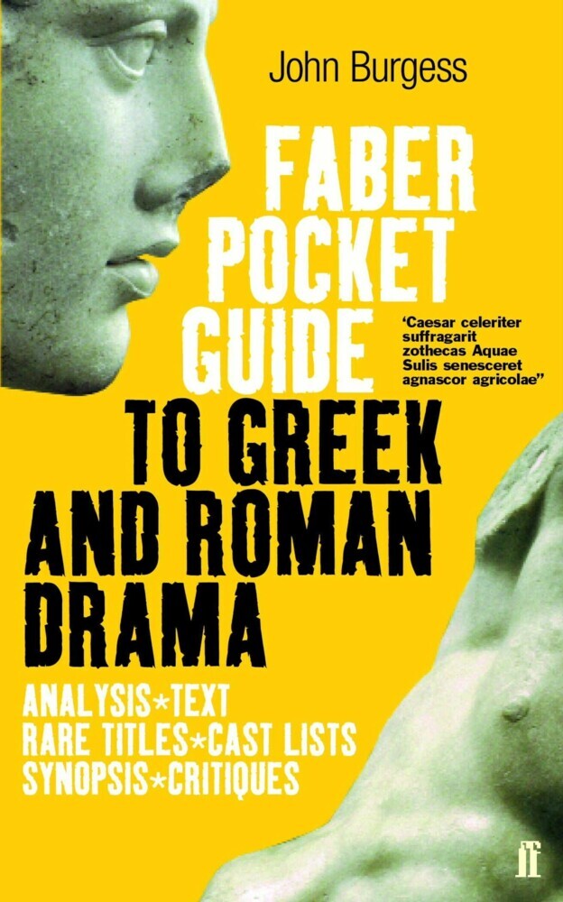 The Faber Pocket Guide to Greek and Roman Drama main product photo