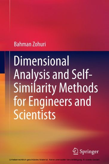 Dimensional Analysis and Self-Similarity Methods for Engineers and Scientists main product photo