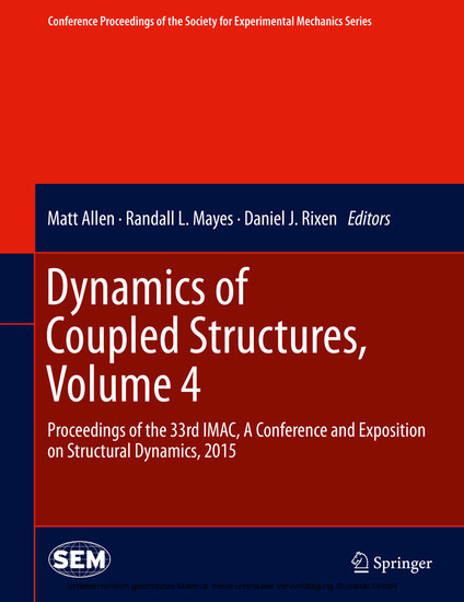 Dynamics of Coupled Structures, Volume 4 main product photo