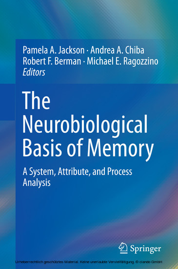 The Neurobiological Basis of Memory main product photo