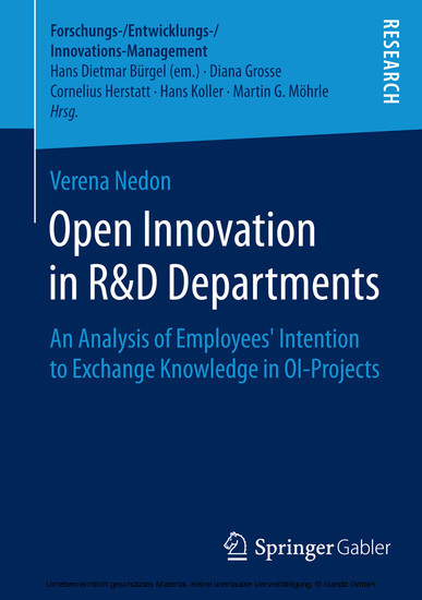 Open Innovation in R&D Departments main product photo