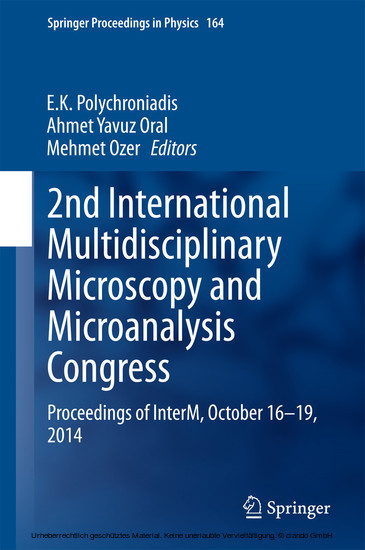 2nd International Multidisciplinary Microscopy and Microanalysis Congress main product photo