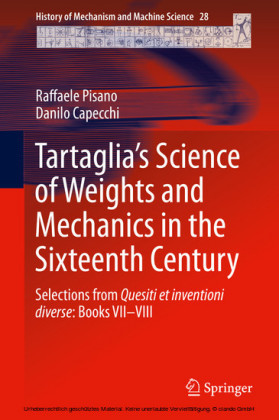 Tartaglia's Science of Weights and Mechanics in the Sixteenth Century