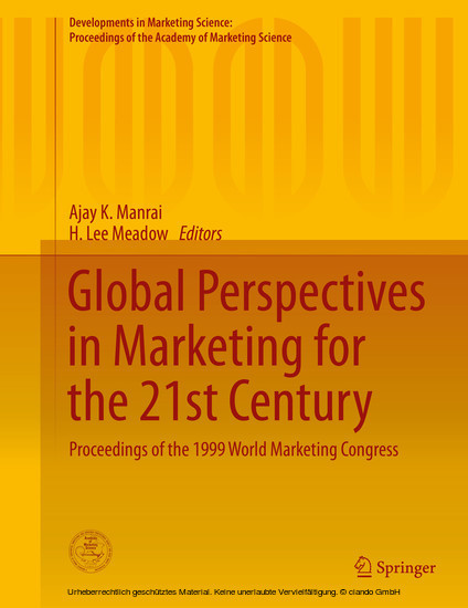 Global Perspectives in Marketing for the 21st Century main product photo