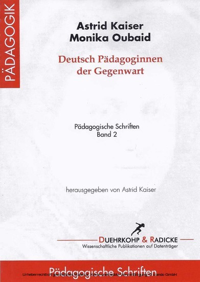 Deutsche Pädagoginnen der Gegenwart main product photo