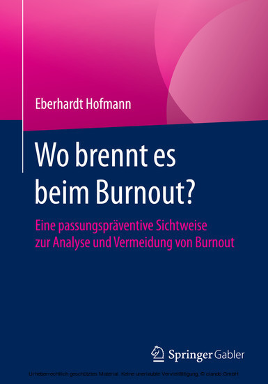 Wo brennt es beim Burnout? main product photo