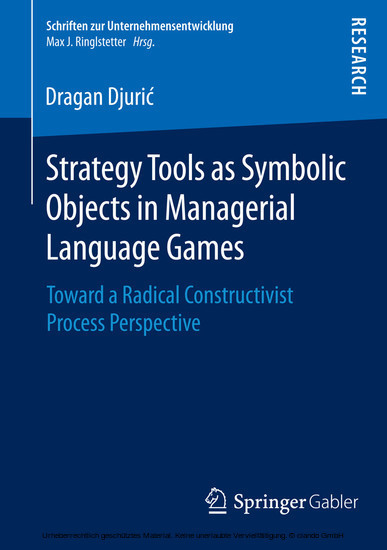 Strategy Tools as Symbolic Objects in Managerial Language Games main product photo