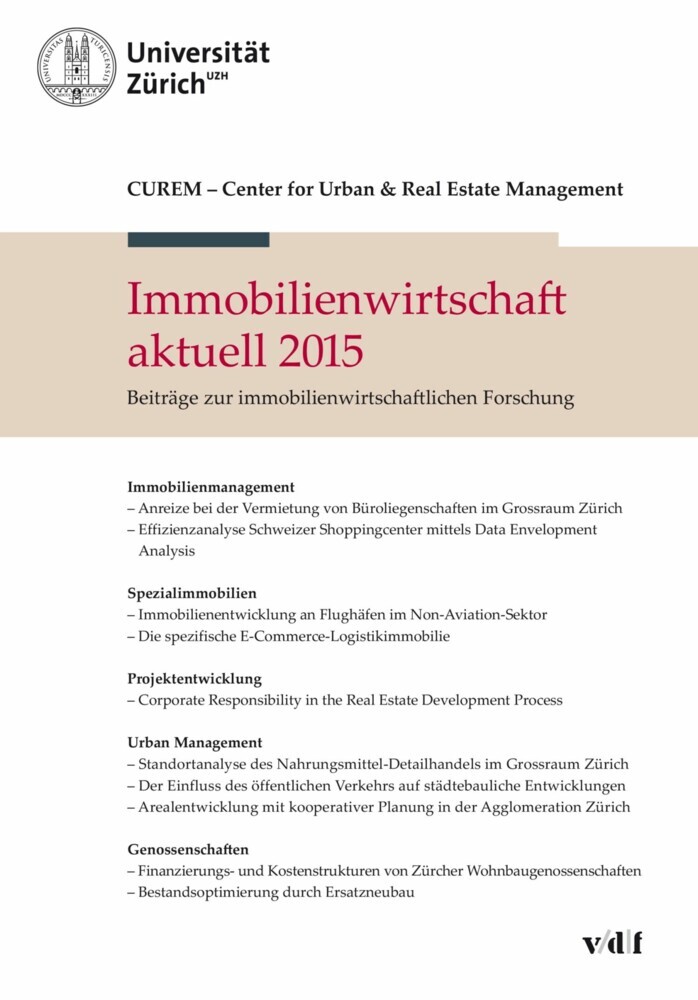 Immobilienwirtschaft aktuell 2015 main product photo