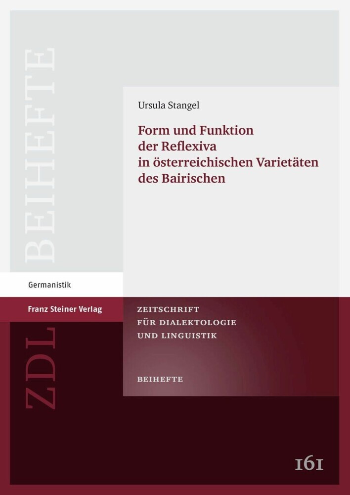 Form und Funktion der Reflexiva in österreichischen Varietäten des Bairischen main product photo