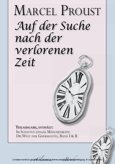Marcel Proust: Auf der Suche nach der verlorenen Zeit (Teilausgabe, ca. 1100 Seiten) main product photo