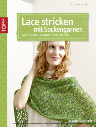 Lace stricken mit Sockengarnen