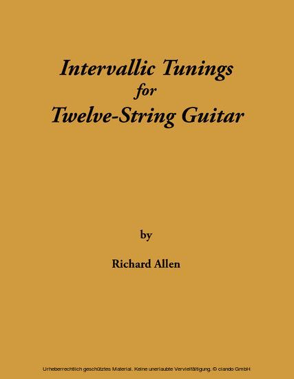 Intervallic Tunings for Twelve-String Guitar main product photo