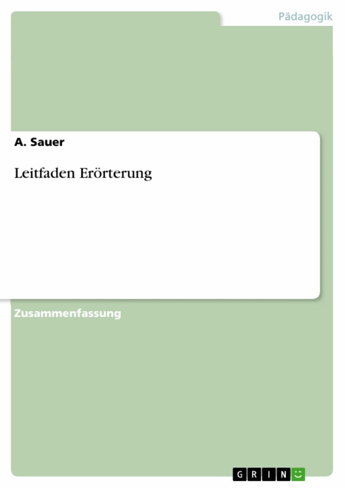 Leitfaden Erörterung main product photo