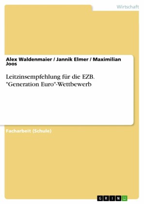 Leitzinsempfehlung für die EZB. 'Generation Euro'-Wettbewerb
