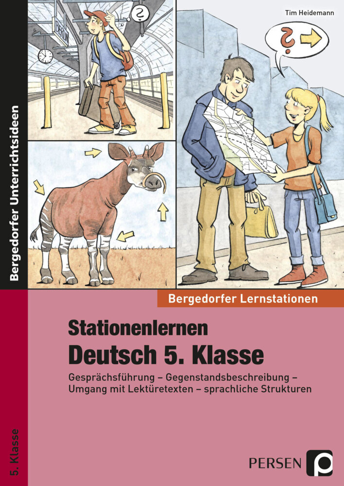 Stationenlernen Deutsch 5. Klasse main product photo