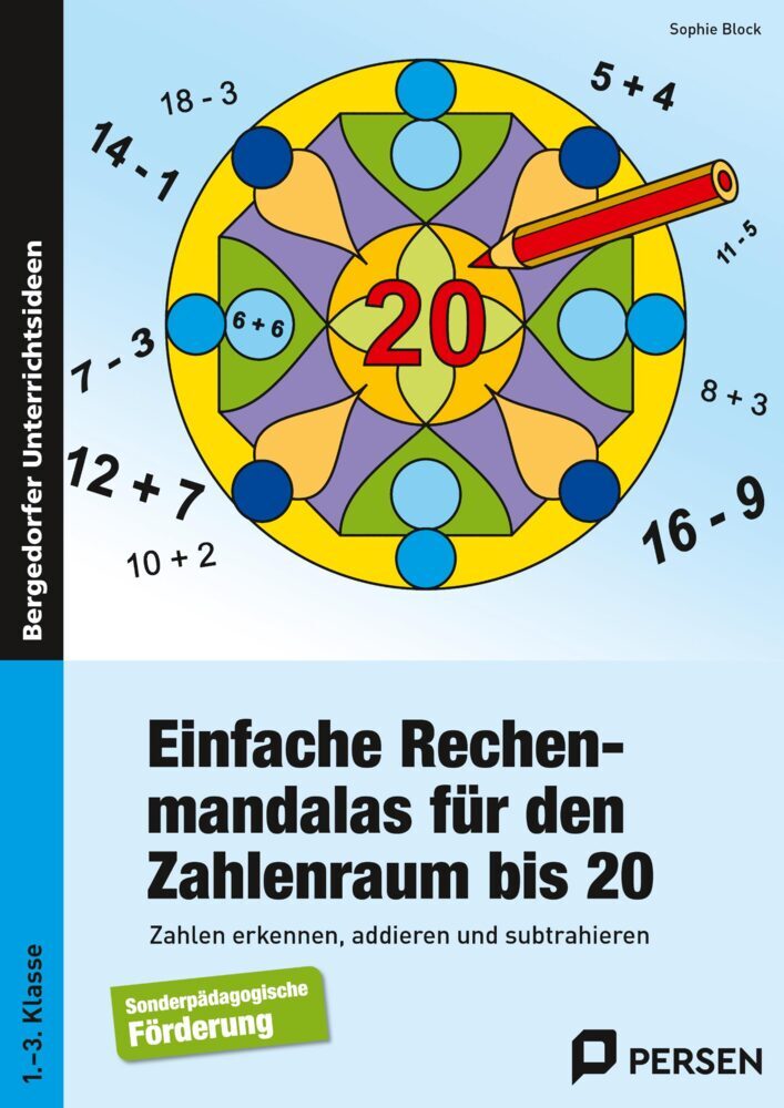 Einfache Rechenmandalas für den Zahlenraum bis 20 main product photo