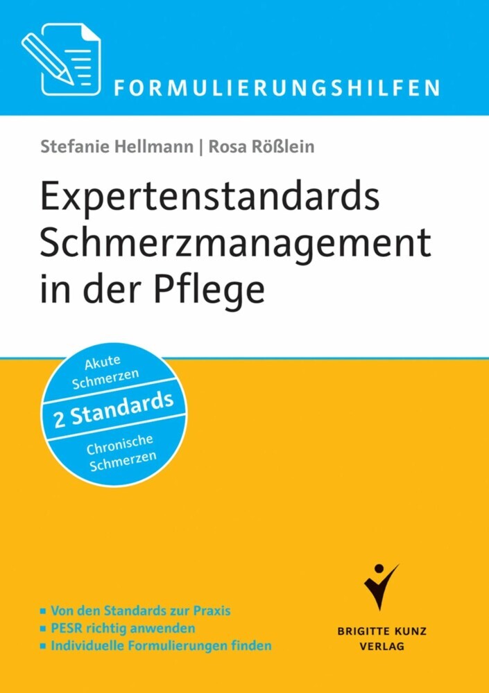 Formulierungshilfen Expertenstandards Schmerzmanagement in der Pflege main product photo