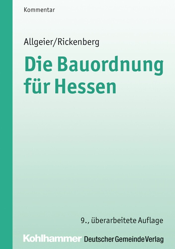 Die Bauordnung für Hessen main product photo