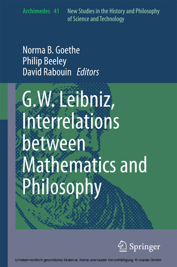 G.W. Leibniz, Interrelations between Mathematics and Philosophy main product photo