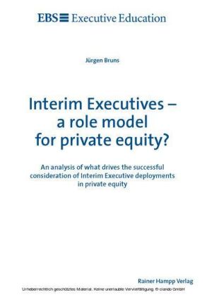 Interim Executives - a role model for private equity?