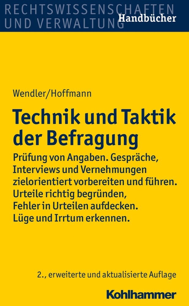 Technik und Taktik der Befragung main product photo