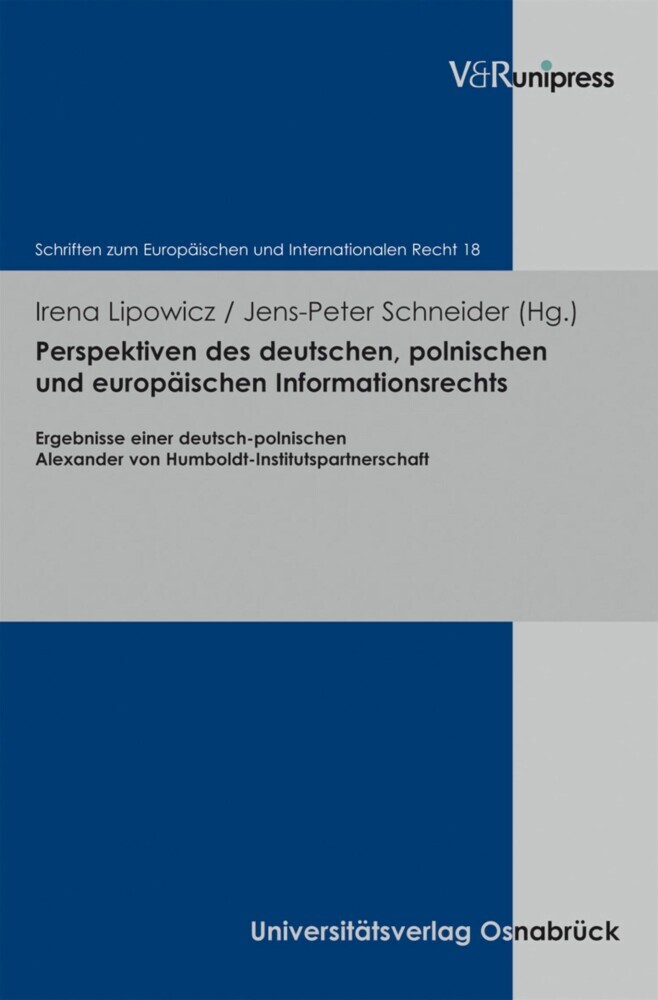 Perspektiven des deutschen, polnischen und europäischen Informationsrechts main product photo
