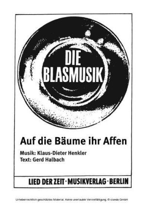 Auf die Bäume ihr Affen
