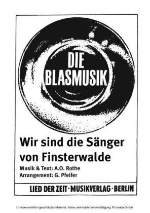 Wir sind die Sänger von Finsterwalde