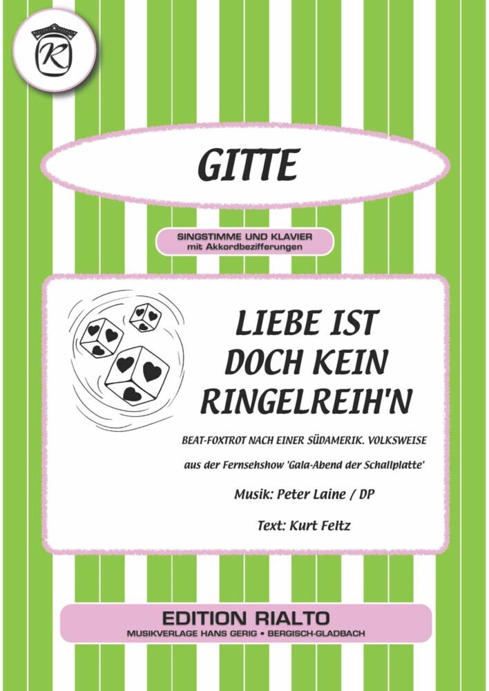 Liebe ist doch kein Ringelreih'n main product photo