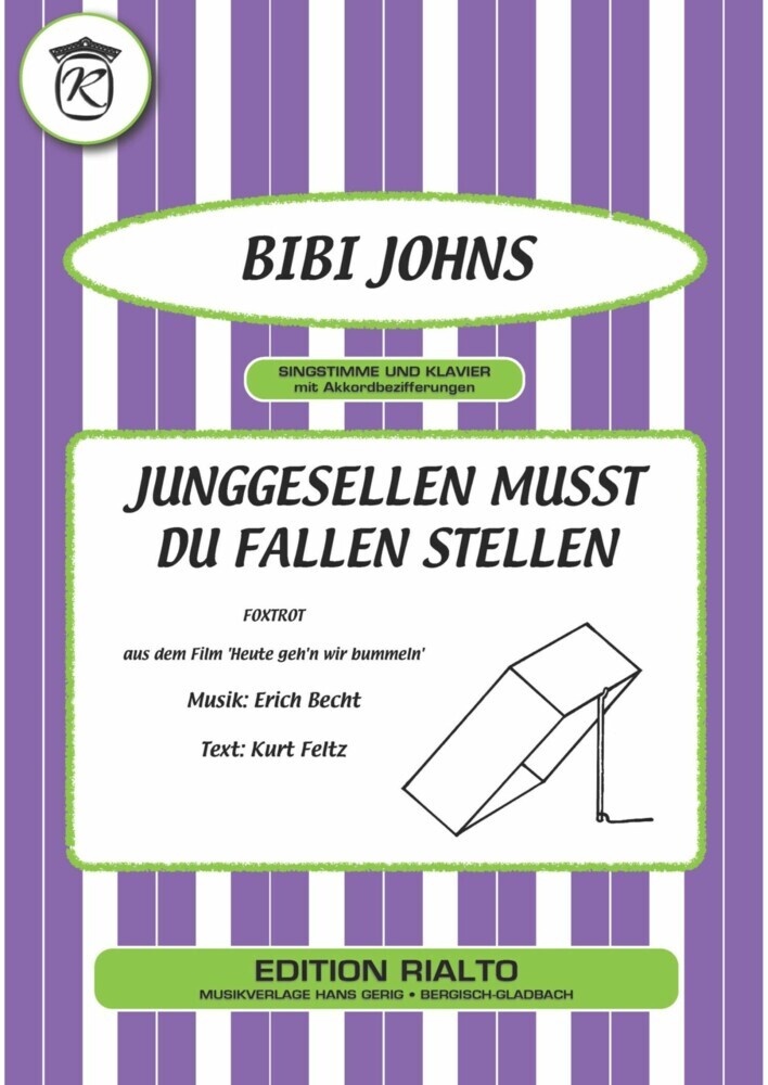 Junggesellen musst du Fallen stellen main product photo