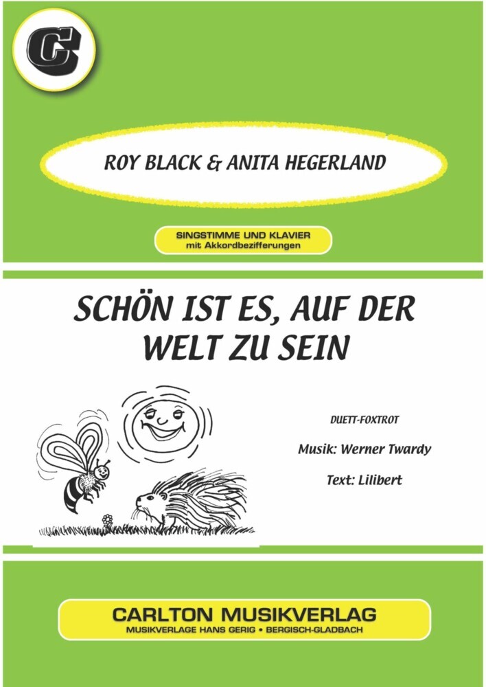 Schön ist es, auf der Welt zu sein main product photo