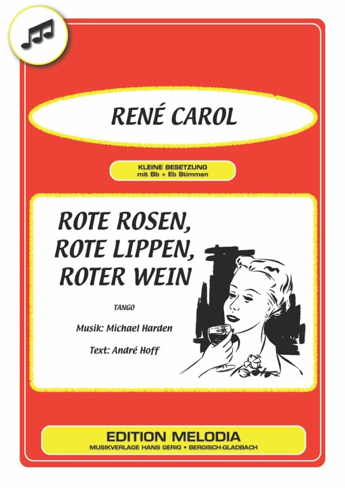 Rote Rosen, rote Lippen, roter Wein main product photo