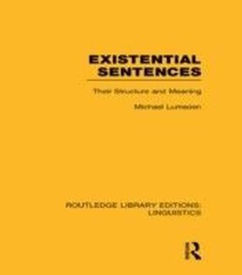 Existential Sentences (RLE Linguistics B: Grammar)