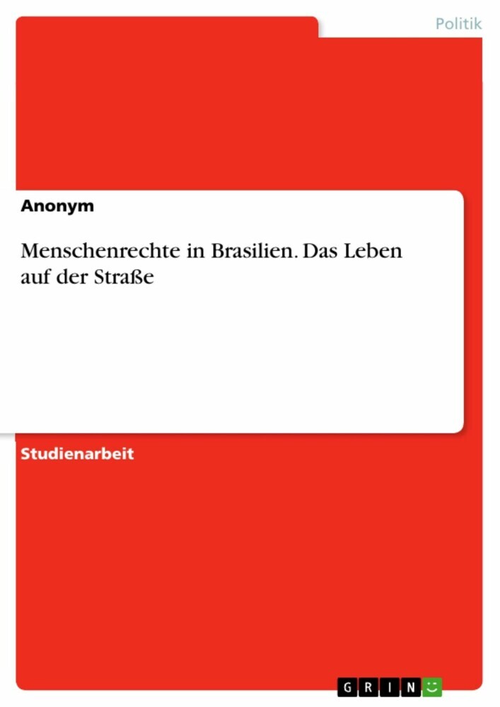Menschenrechte in Brasilien. Das Leben auf der Straße main product photo