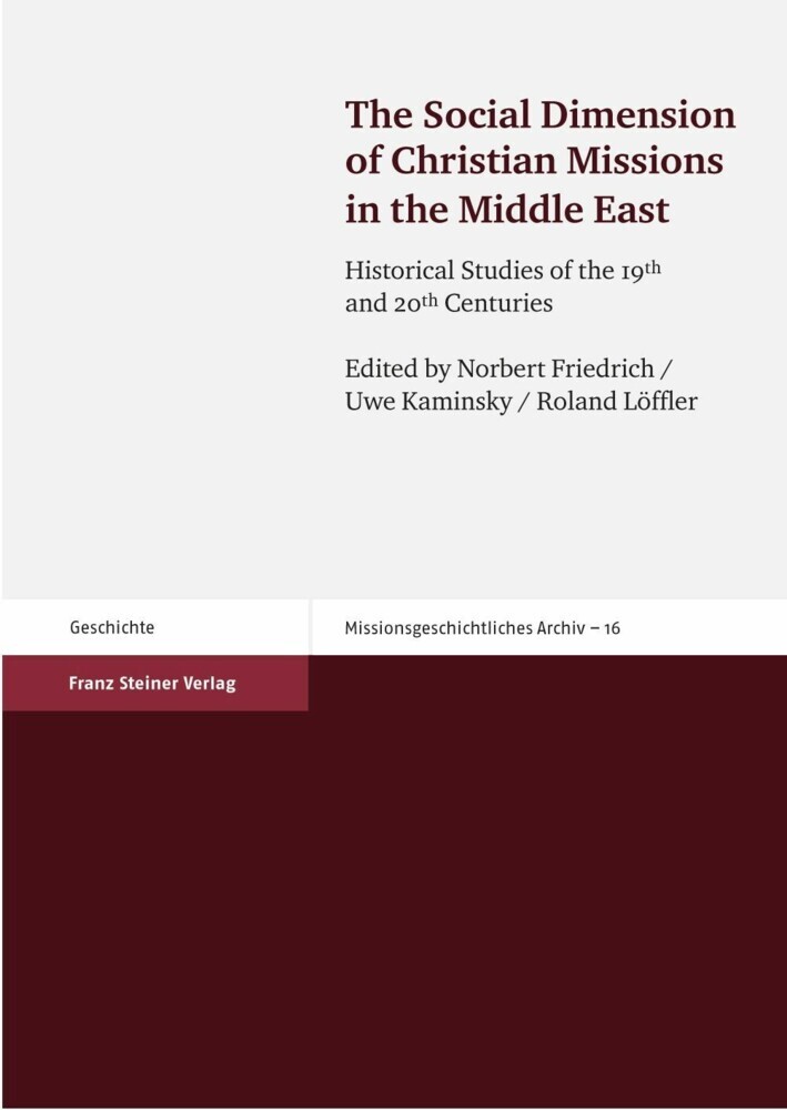 The Social Dimension of Christian Missions in the Middle East main product photo