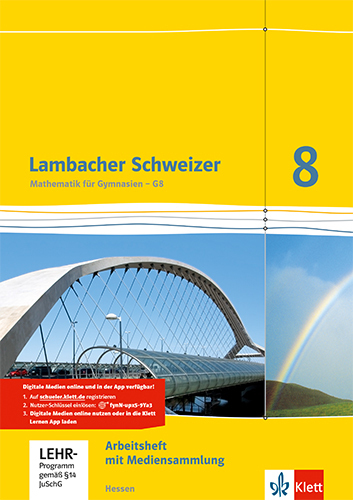 Lambacher Schweizer Mathematik 8 - G8. Ausgabe Hessen main product photo