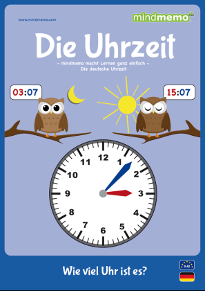 mindmemo Lernfolder - Die Uhrzeit - Grundschule