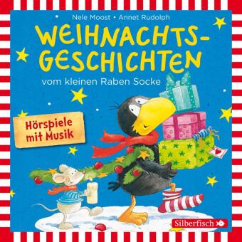 Weihnachtsgeschichten vom kleinen Raben Socke: Alles Advent!, Alles glitzert!, Alles in Eile!, Alles weg!, 1 Audio-CD