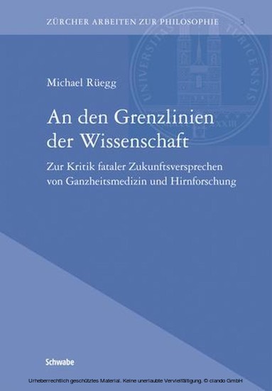 An den Grenzlinien der Wissenschaft main product photo