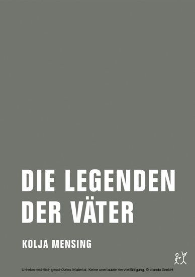 Die Legenden der Väter main product photo