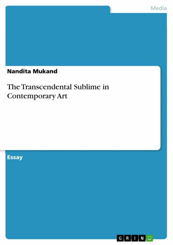 The Transcendental Sublime in Contemporary Art main product photo
