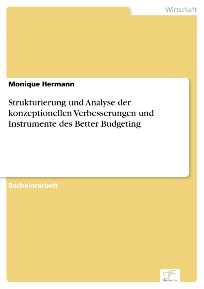 Strukturierung und Analyse der konzeptionellen Verbesserungen und Instrumente des Better Budgeting main product photo