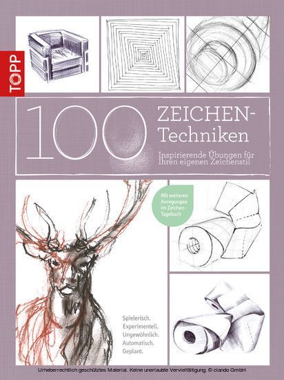 100 Zeichentechniken main product photo