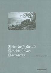 Zeitschrift für die Geschichte des Oberrheins. Jahrgang.163