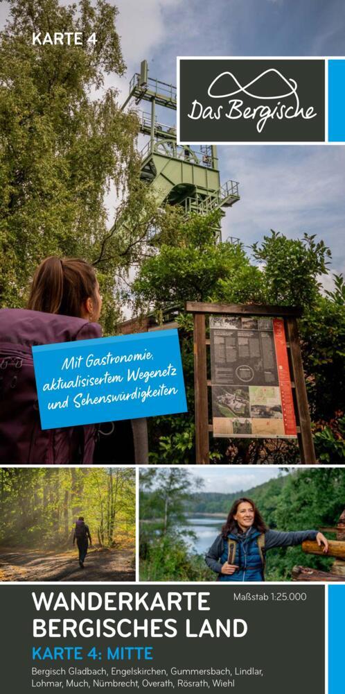 Naturpark Bergisches Land - Bergisch Gladbach Perlen des Aggertals, Wanderkarte main product photo