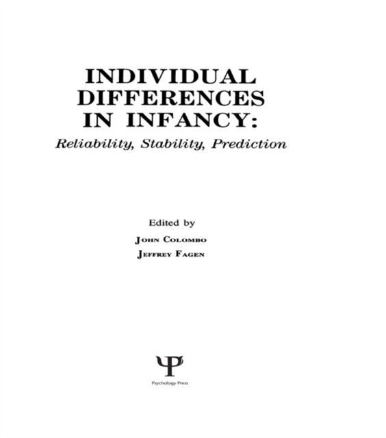 individual Differences in infancy main product photo